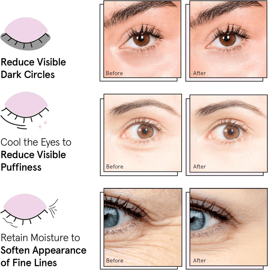 Illuminating Blue Eye Masks (One Pair)